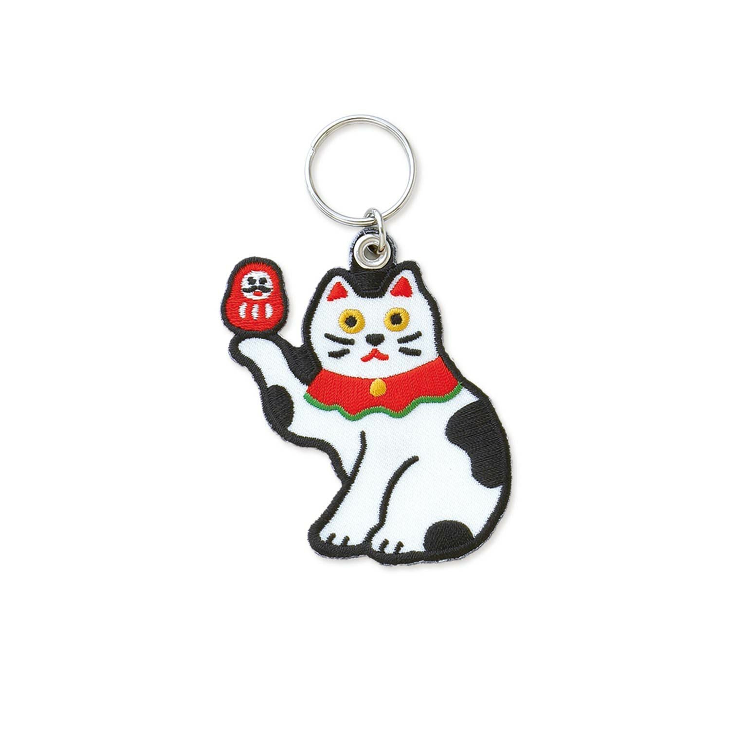 Stitchwork Keychain Lucky Cat