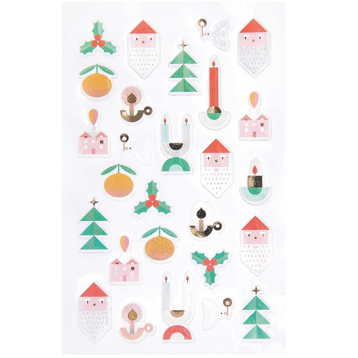 Christmas Gel Sticker Set