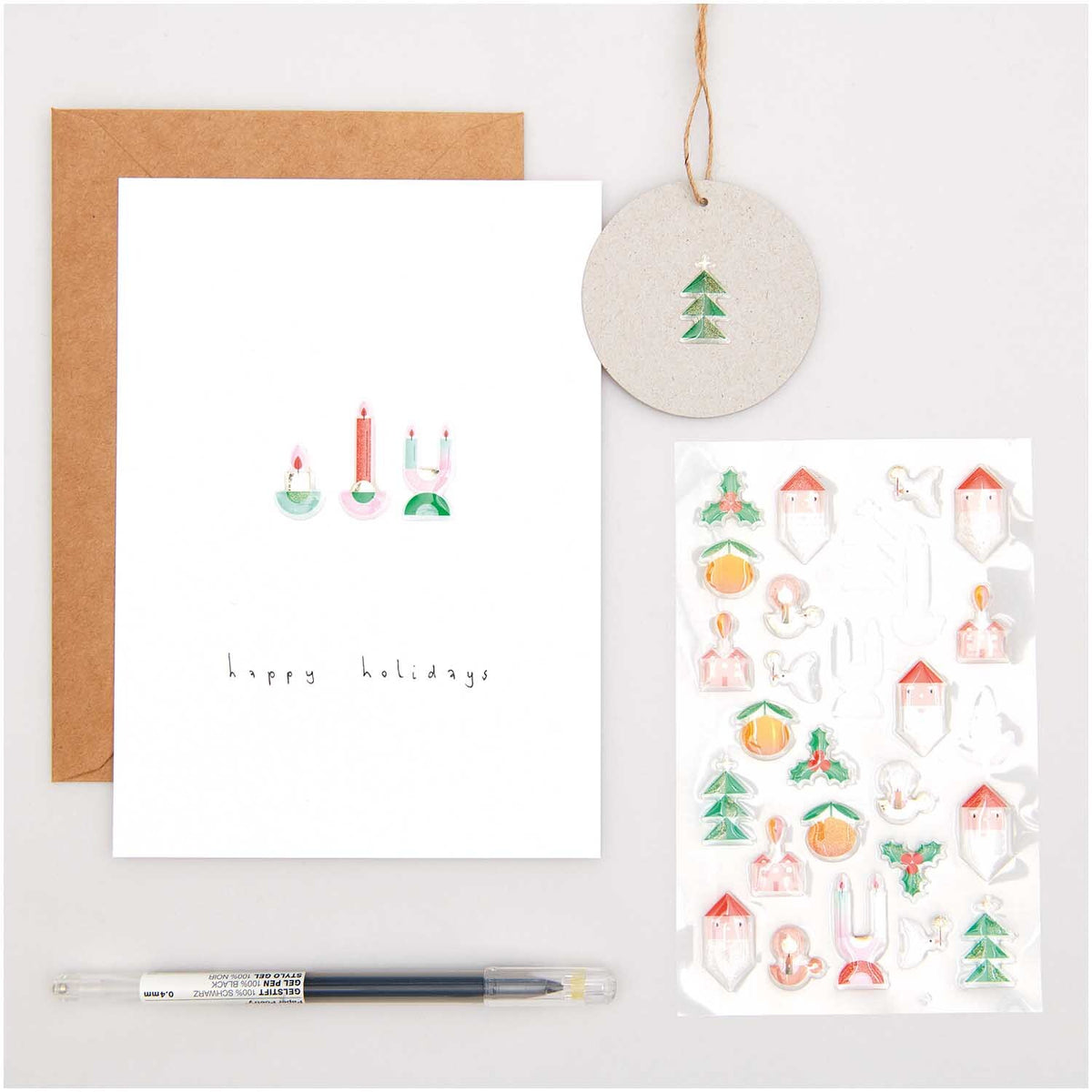 Christmas Gel Sticker Set