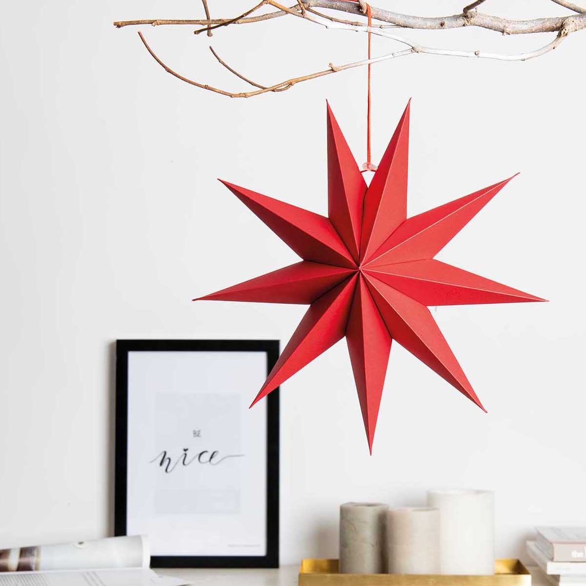 Foldable Paper Star 28 cm