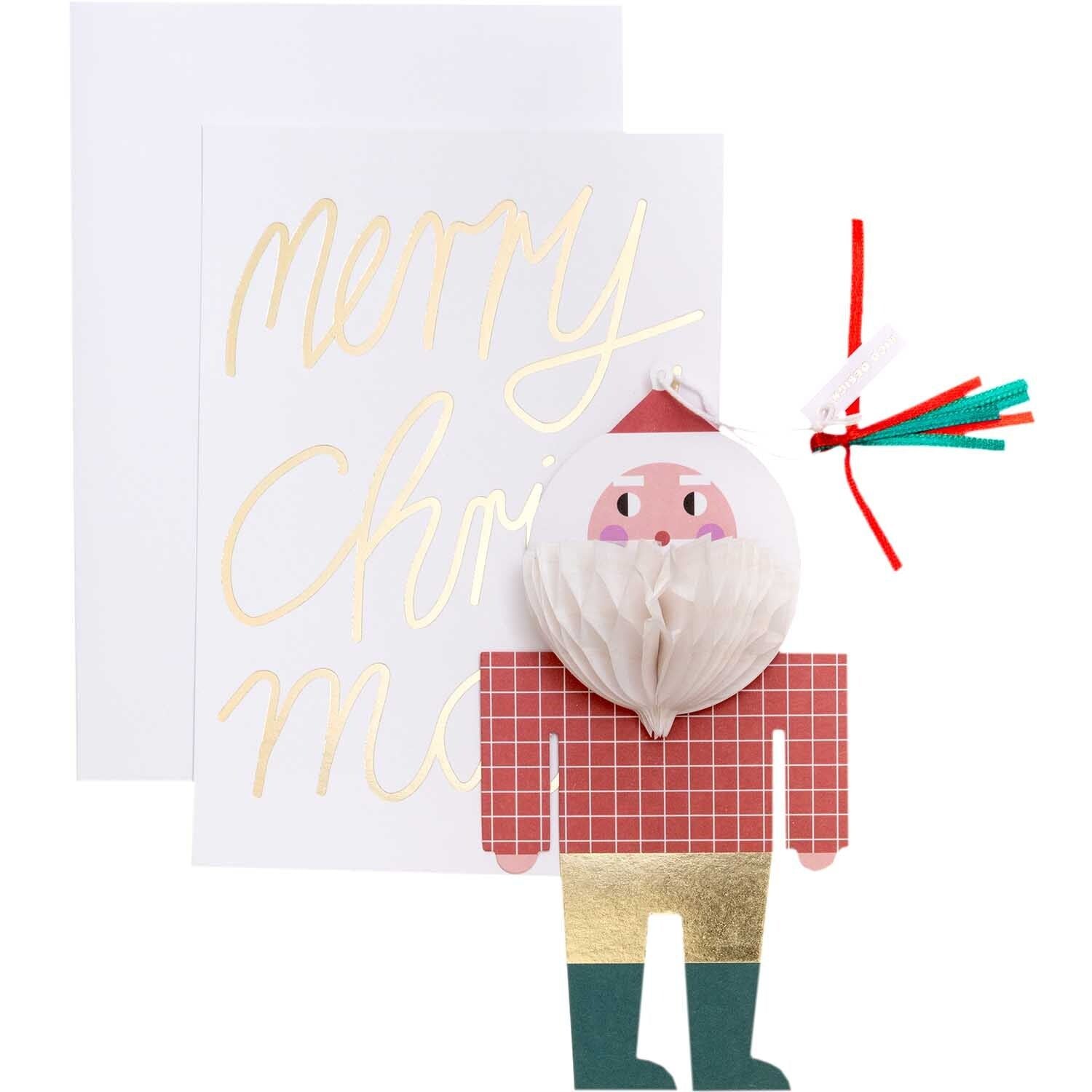 Pop-up Santa Claus Card