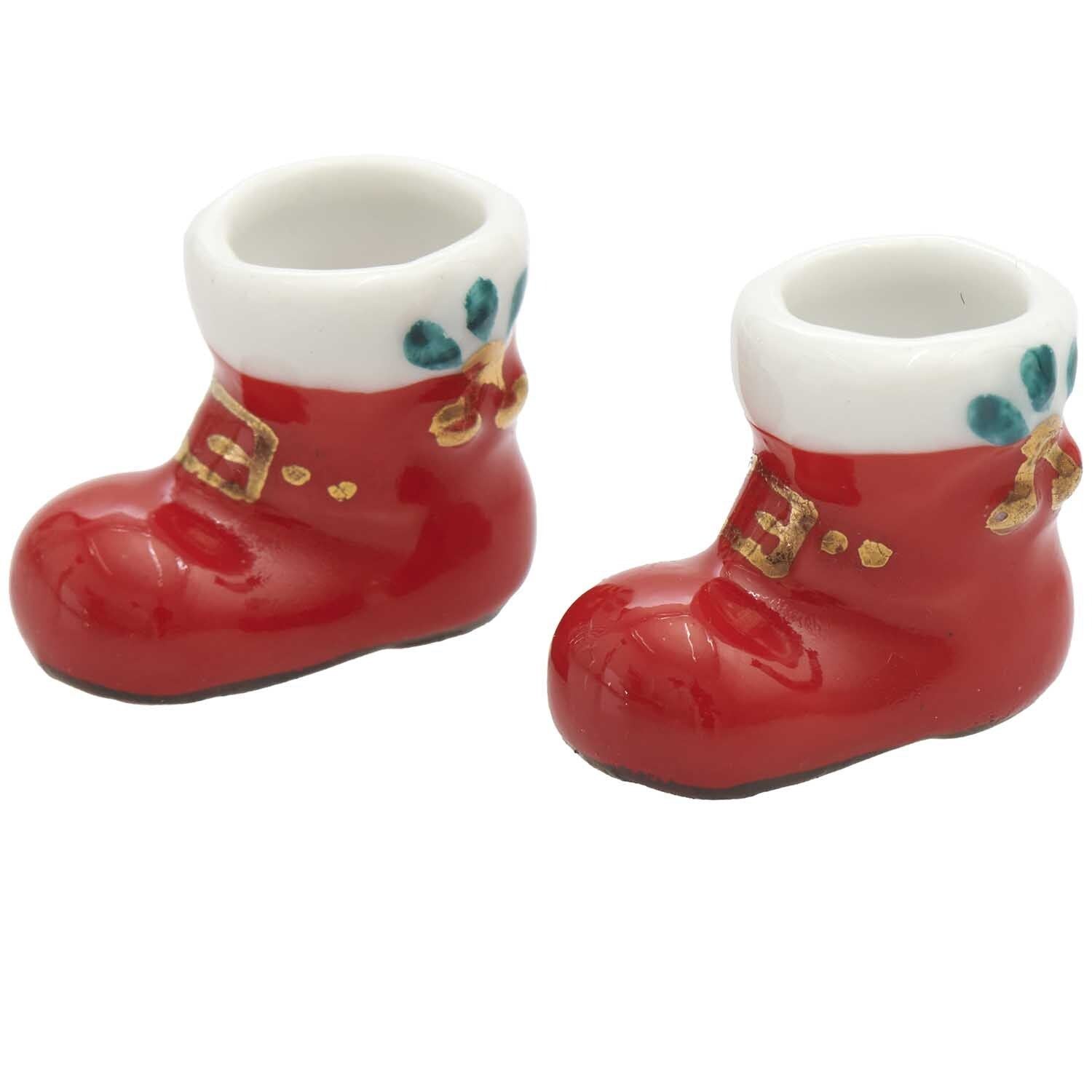 Miniature Santa Claus boots