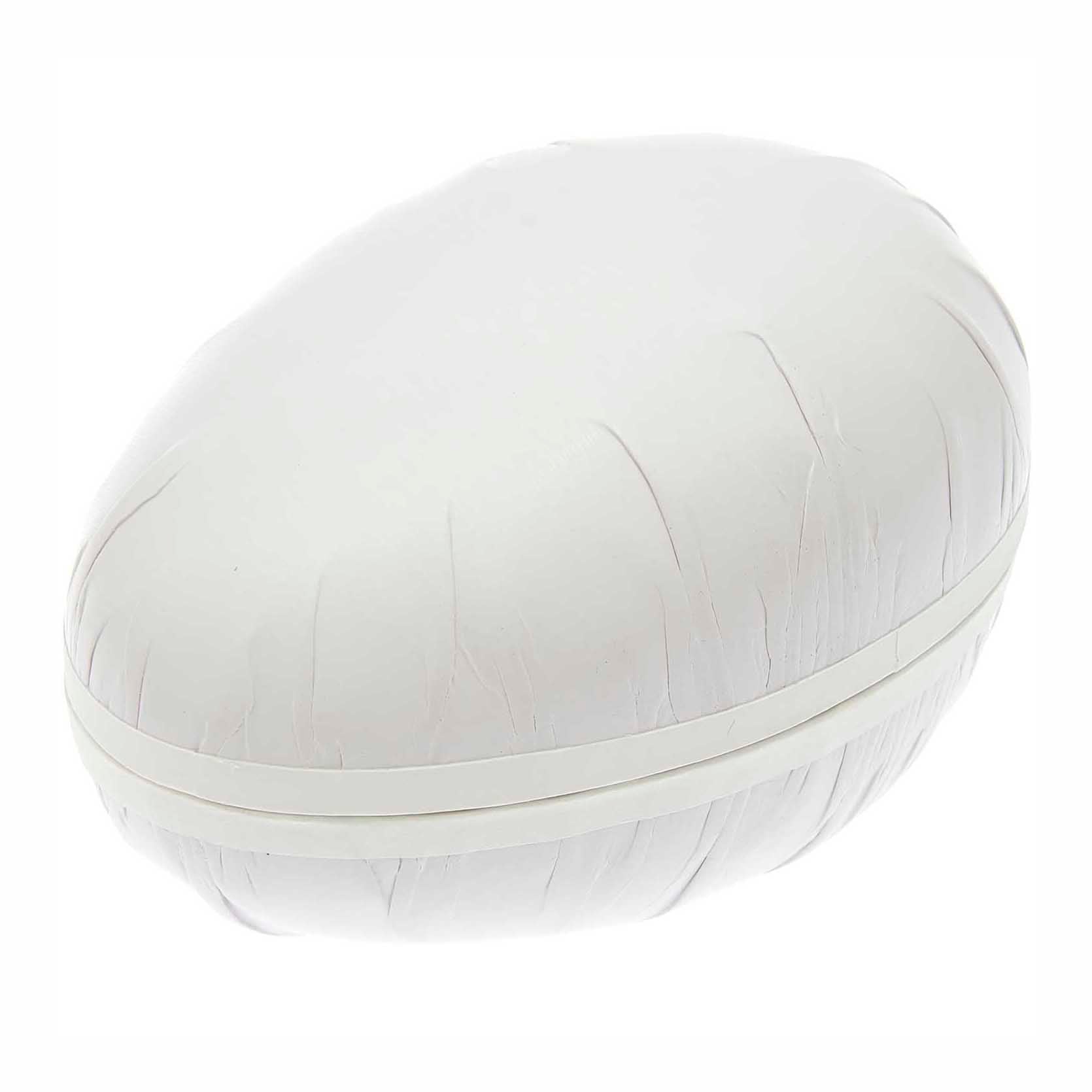 Paper mache eggs white (Set of 3 sizes)