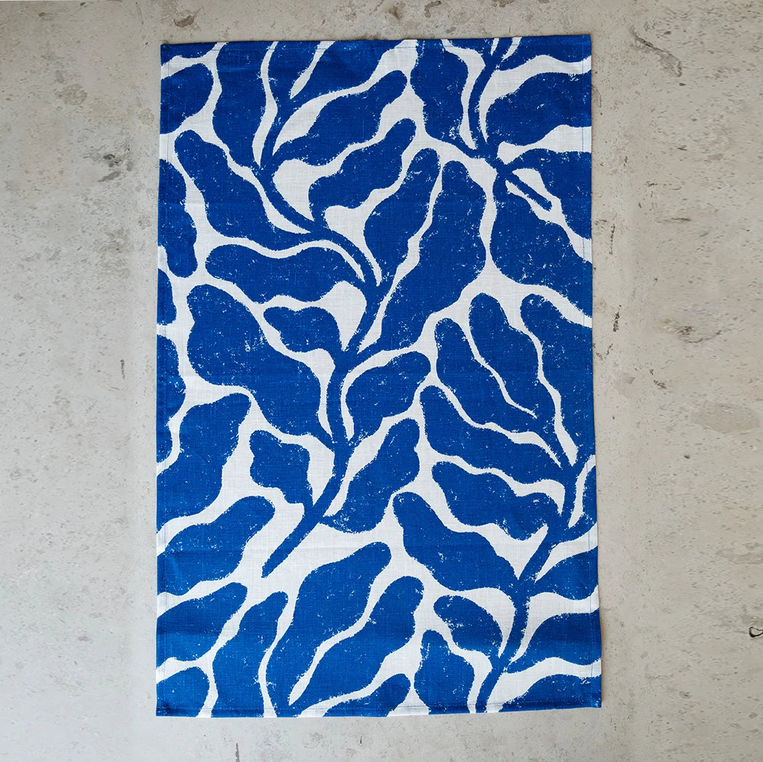 LEAVES LINEN TEA TOWEL