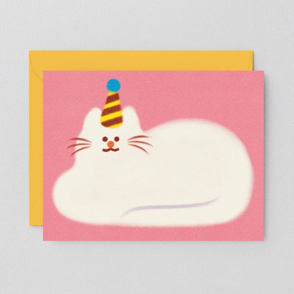 'birthday Cat' Greetings Card