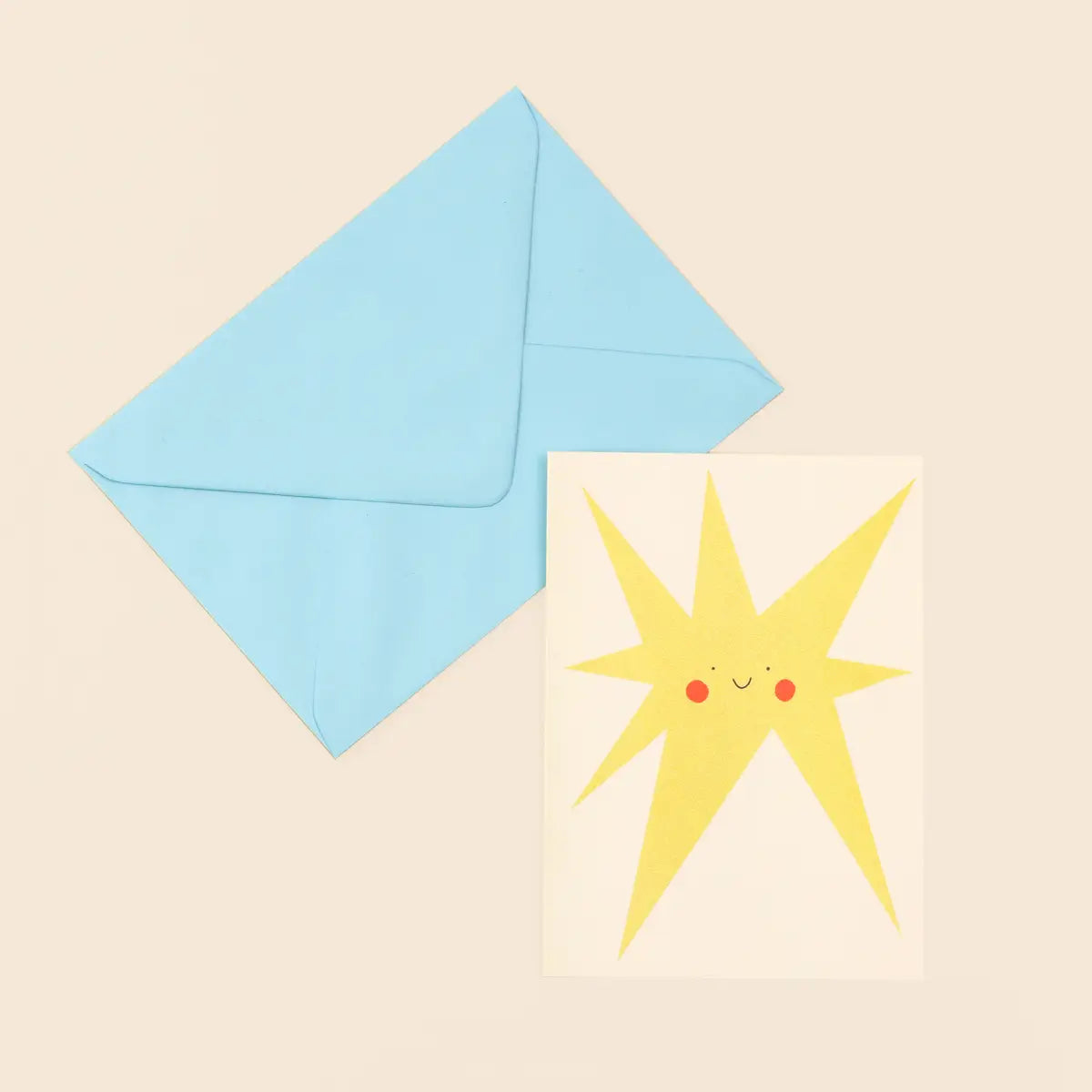 Smiling Star Greeting Card | A6