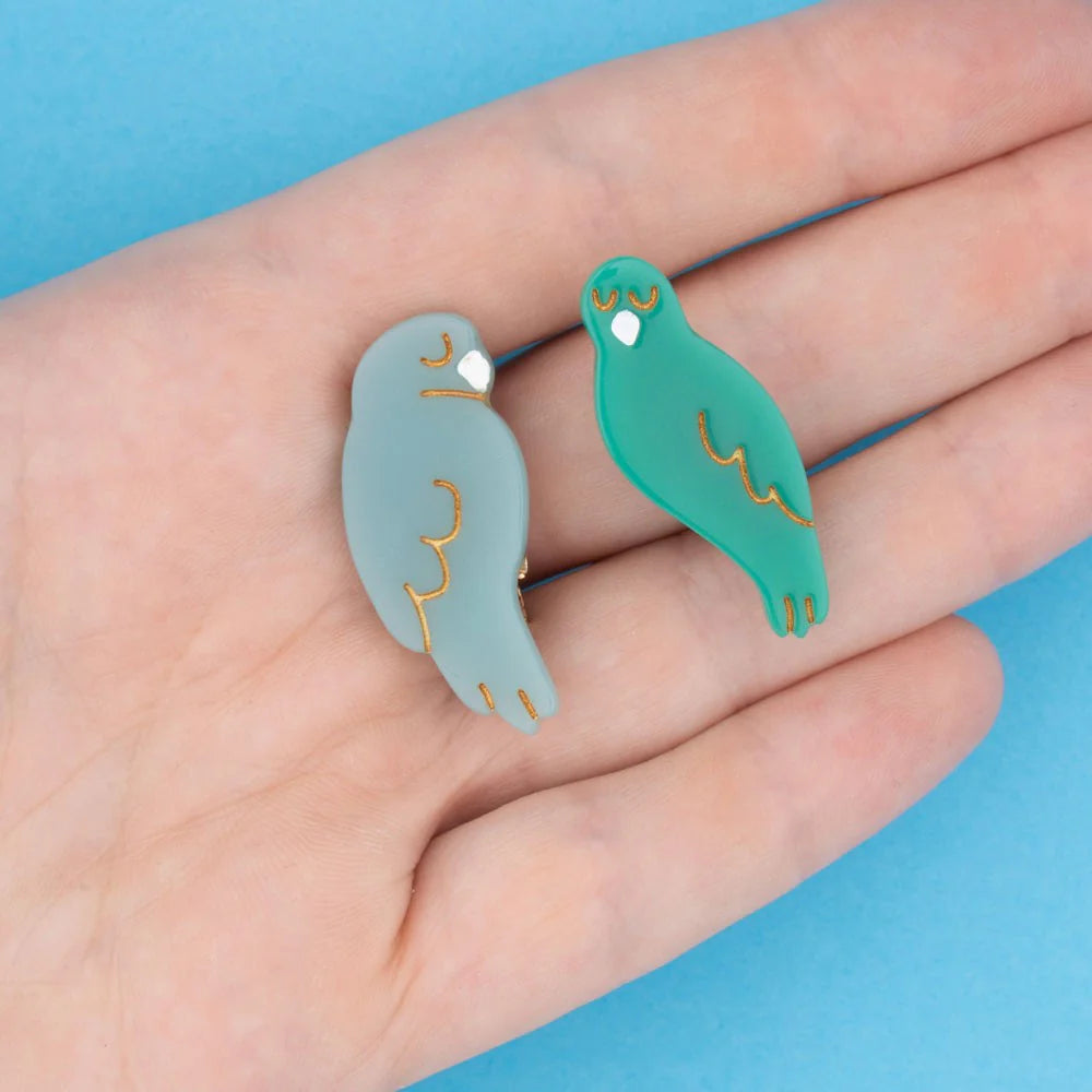 Lovebirds Hair Clip Set