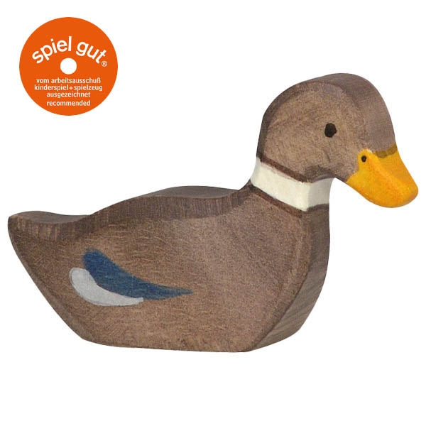 Wooden swimming Duck