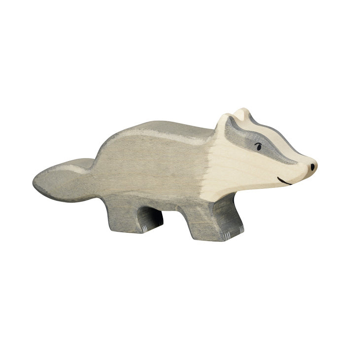 Wooden small Badger