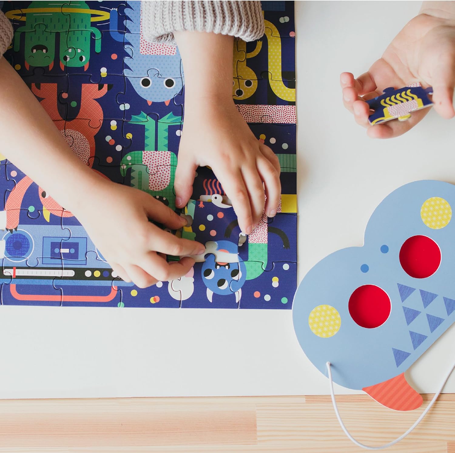 Monster Party 100-Piece Decoder Puzzle