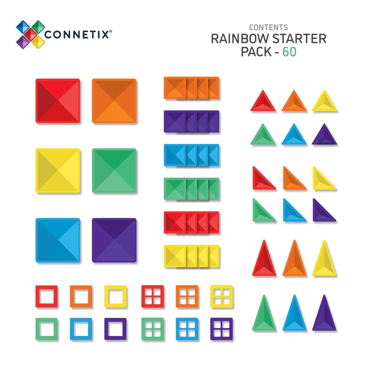 Rainbow Starter Pack 60 pcs