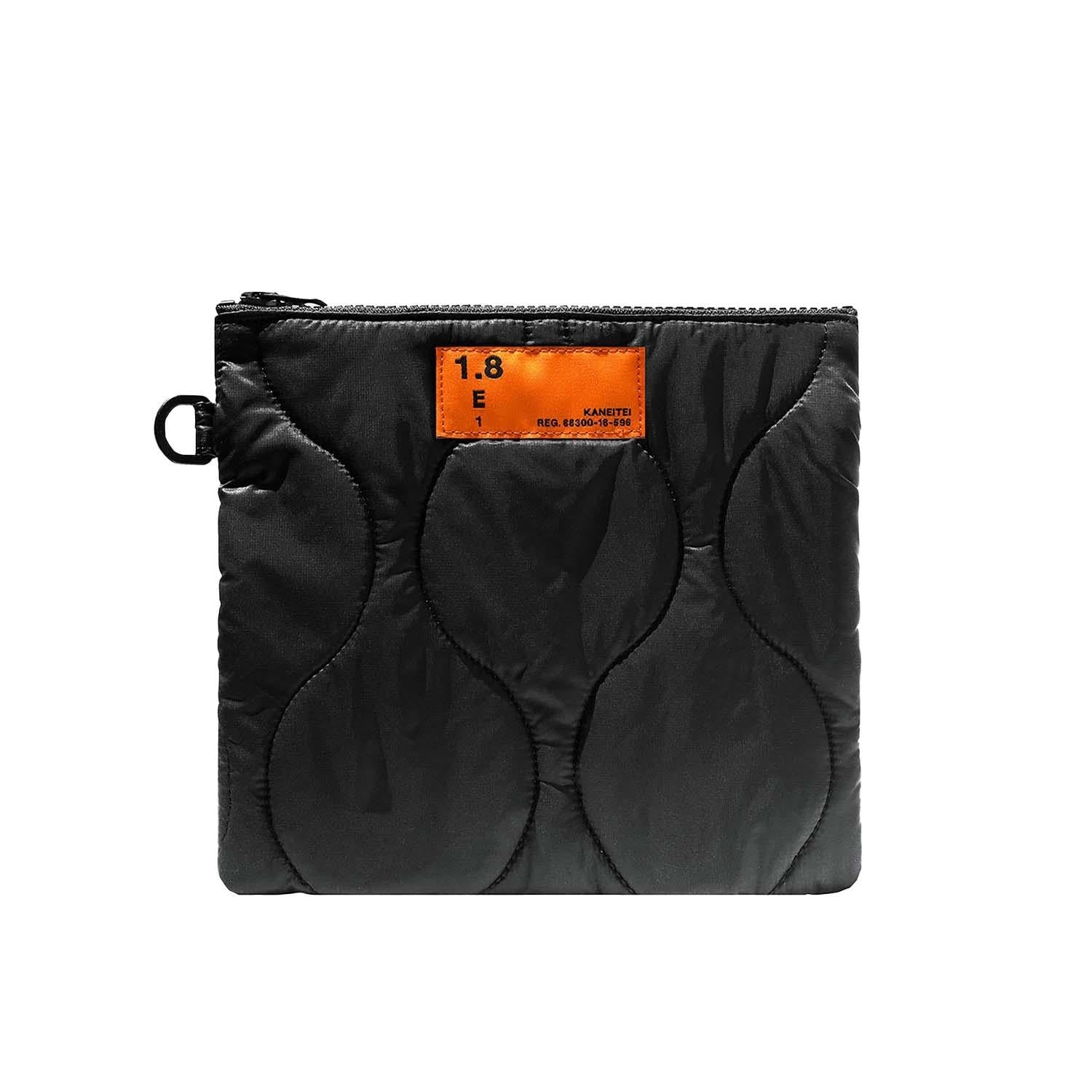 POM QUILTED FLAT POUCH L (Available in 2 colors)