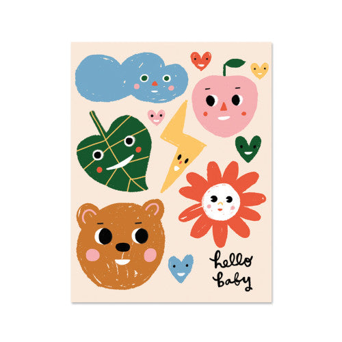 Hello Baby Postcard