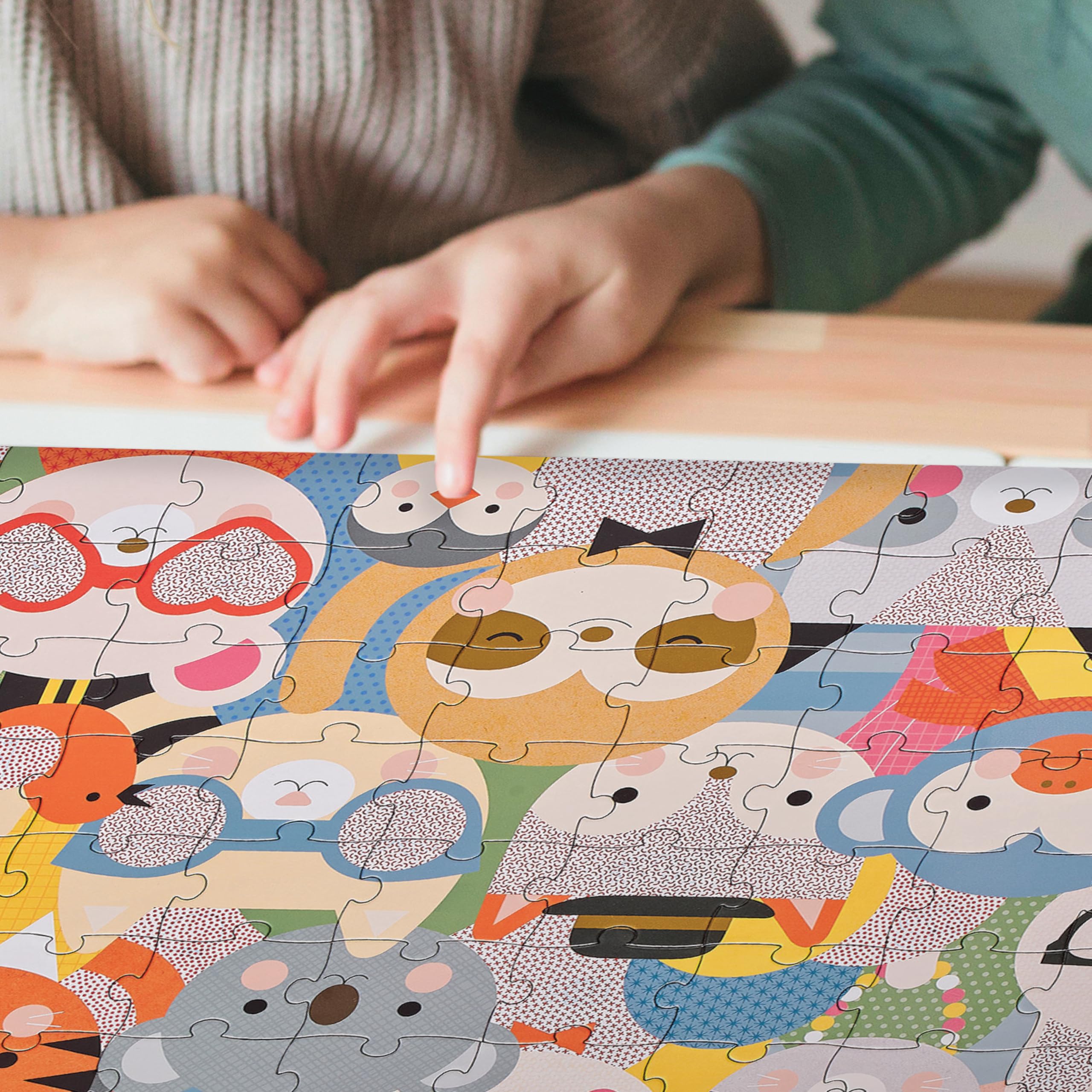 Animal Festival 100-Piece Decoder Puzzle