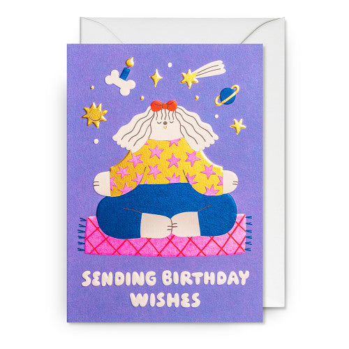 Sending Birthday Wishes Card