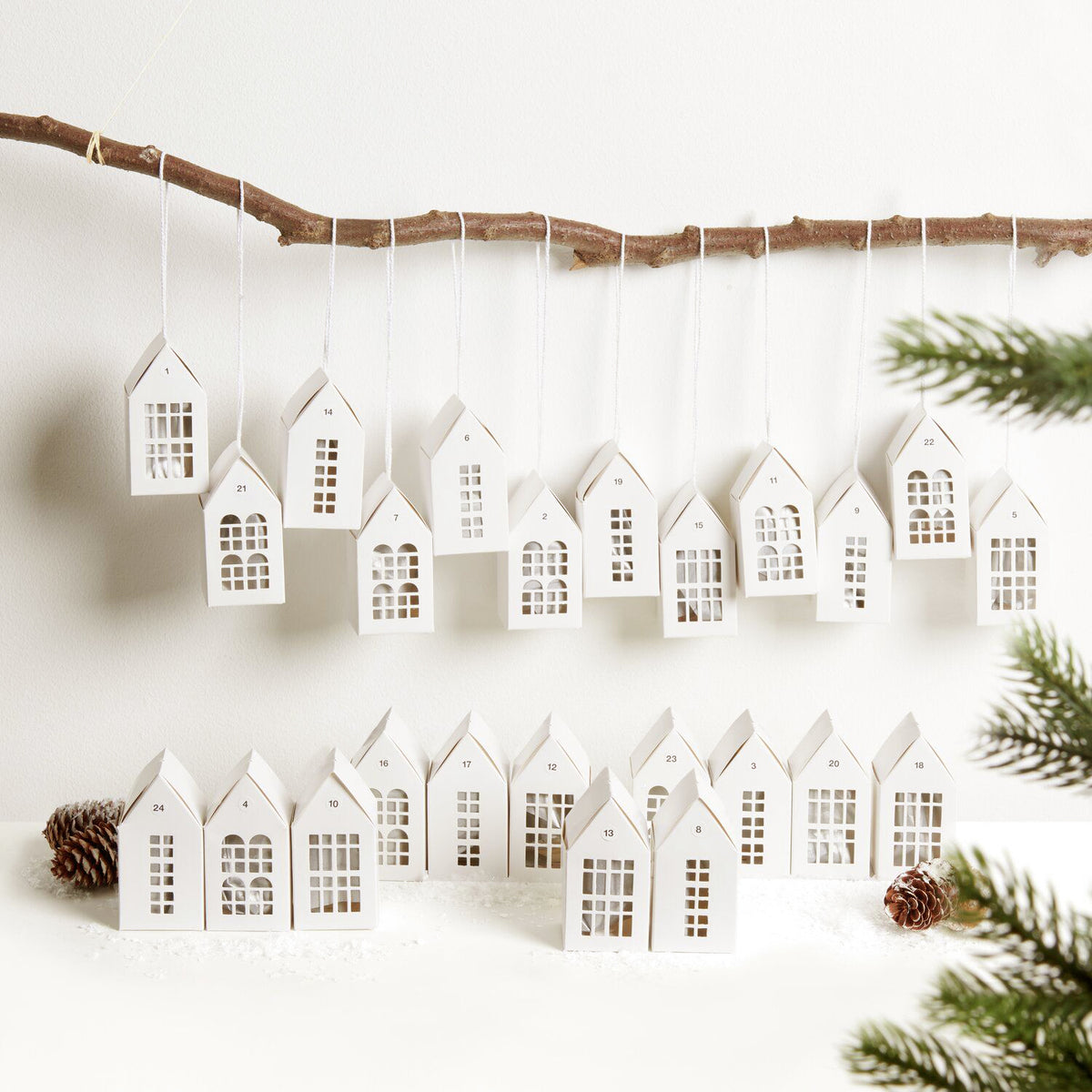 Mini House Advent Calendar – 24 Pieces
