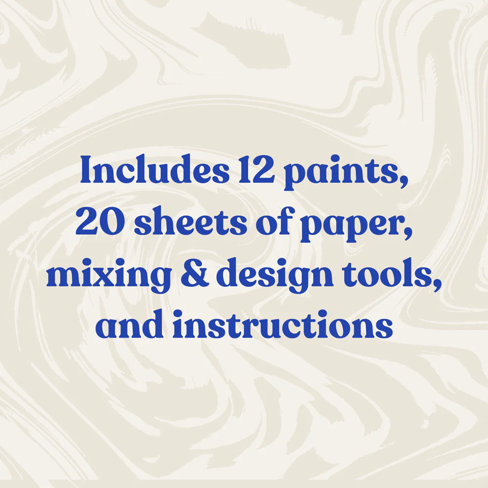 Mindful Crafts: Meditative Marbling Kit (EN)