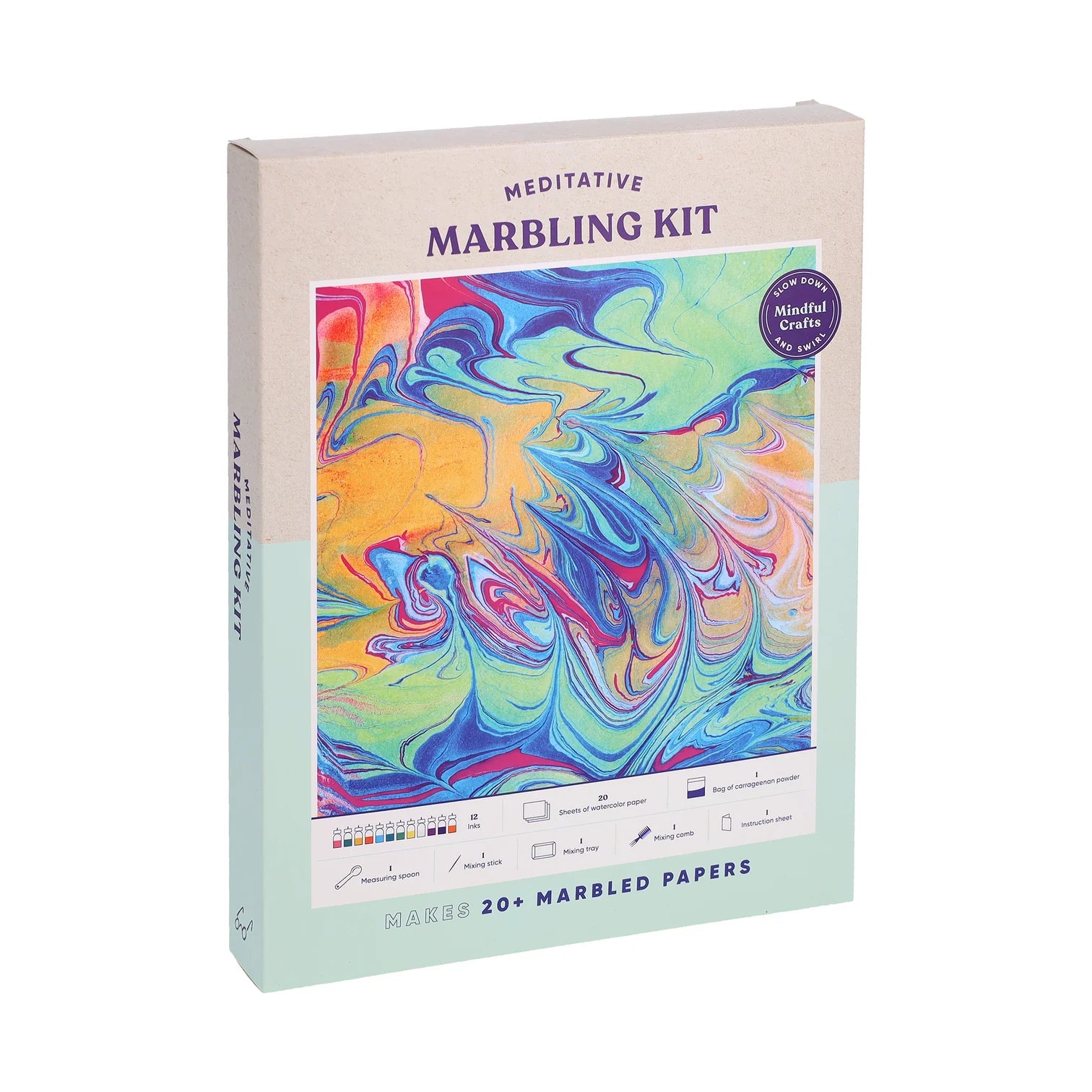 Mindful Crafts: Meditative Marbling Kit (EN)