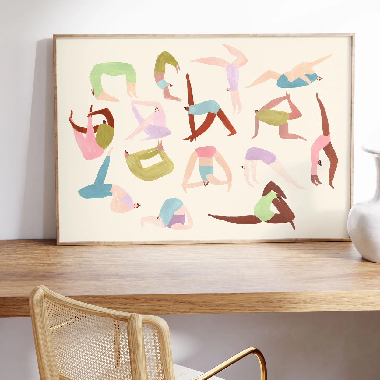 Yoga Ladies Art Print | A3