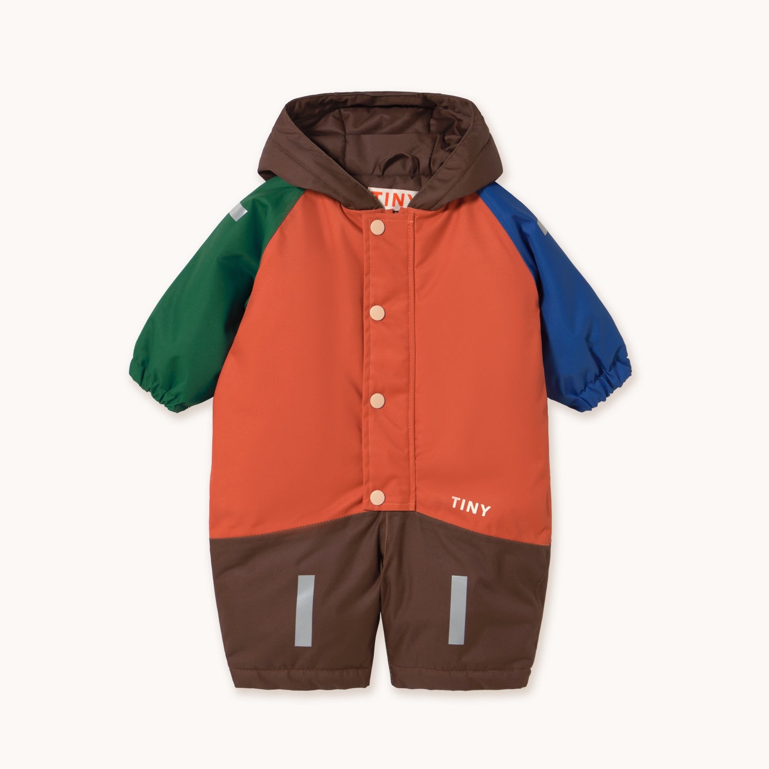 COLOR BLOCK SNOW ONE-PIECE