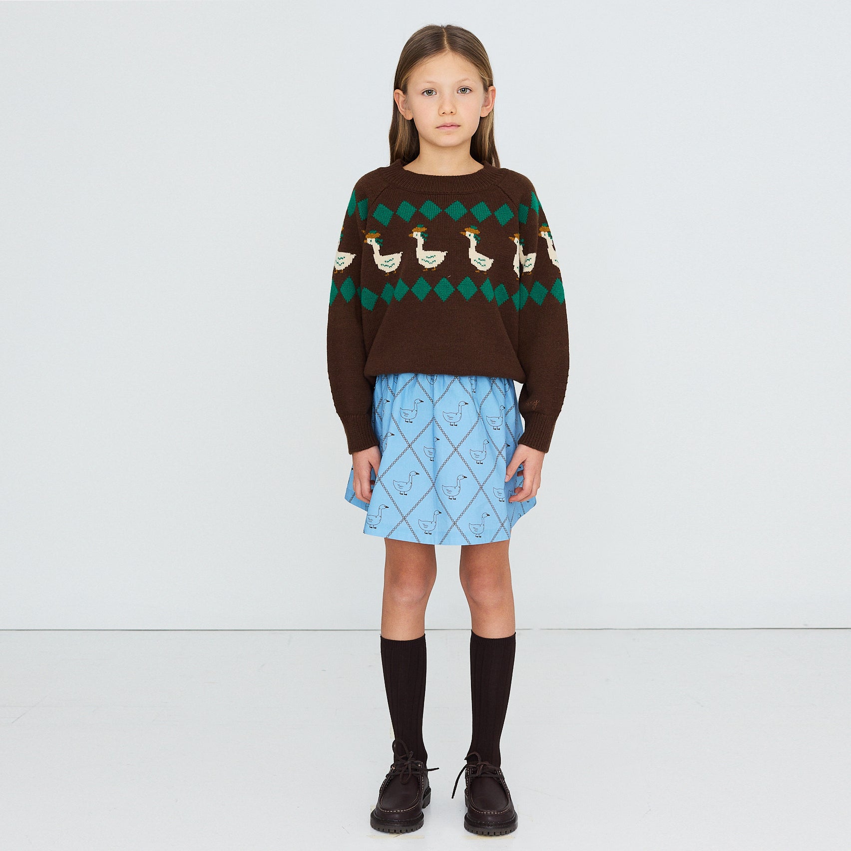 GREEN GEESE SWEATER