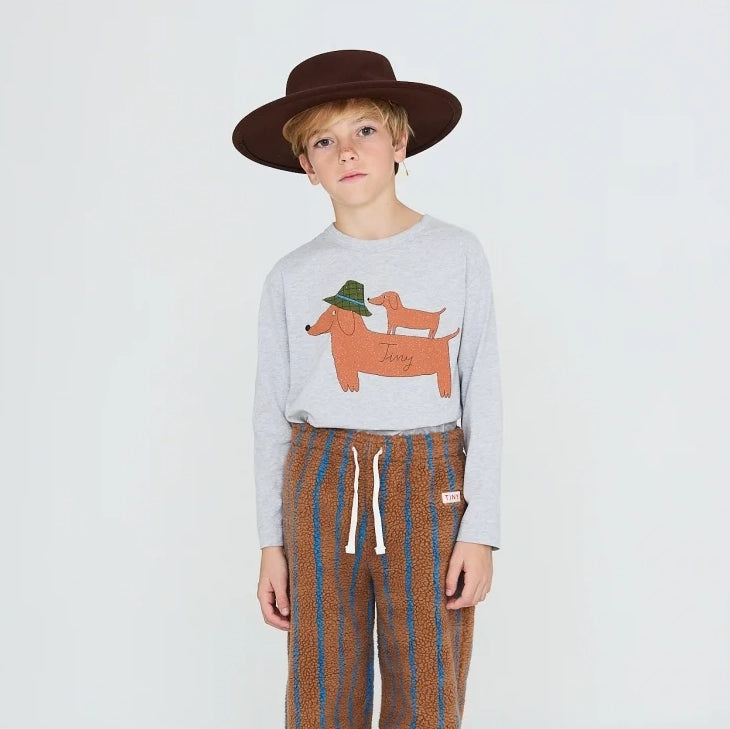 Two Dogs Graphic Sleeve Tee