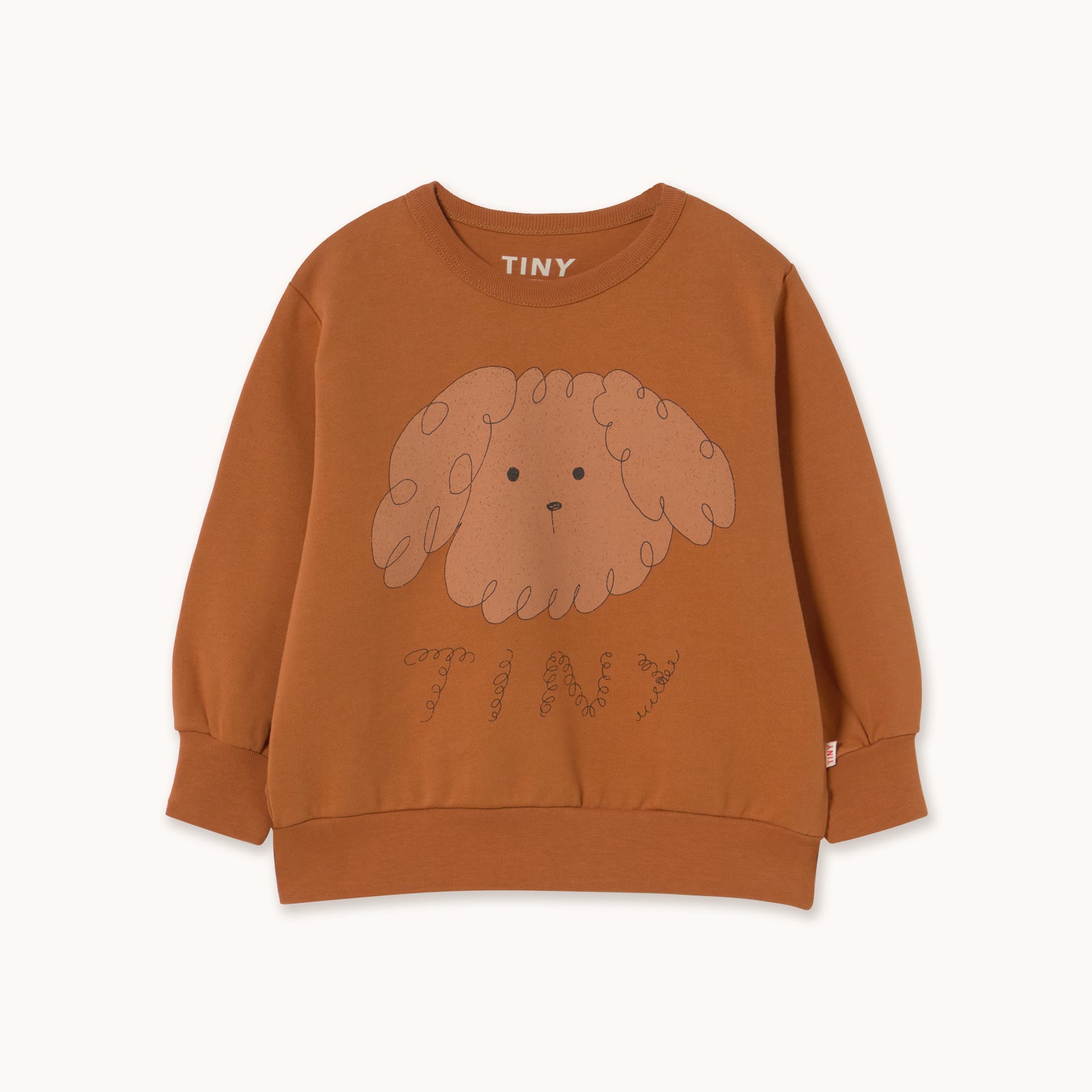 CURLY DOG GRAPHIC SWEATSHIRT