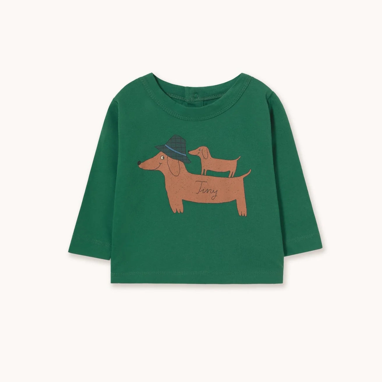 Two Dogs Graphic Baby Tee