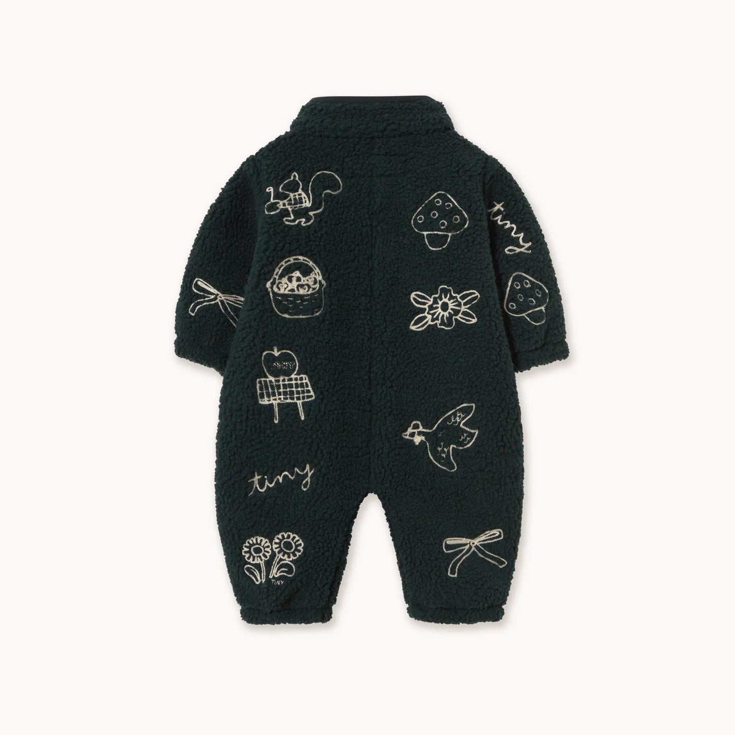 TINY APPLES SHERPA ONE-PIECE