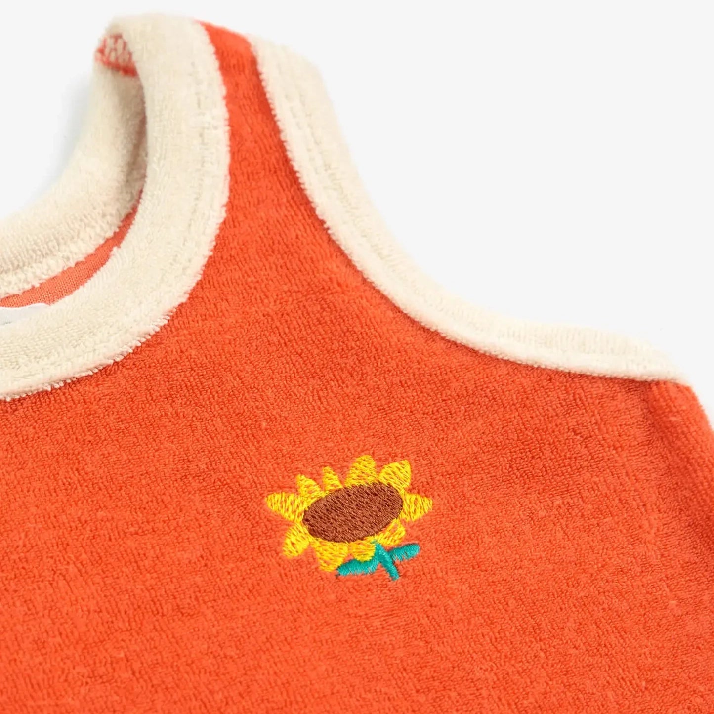 Sunflower terry cloth tank top