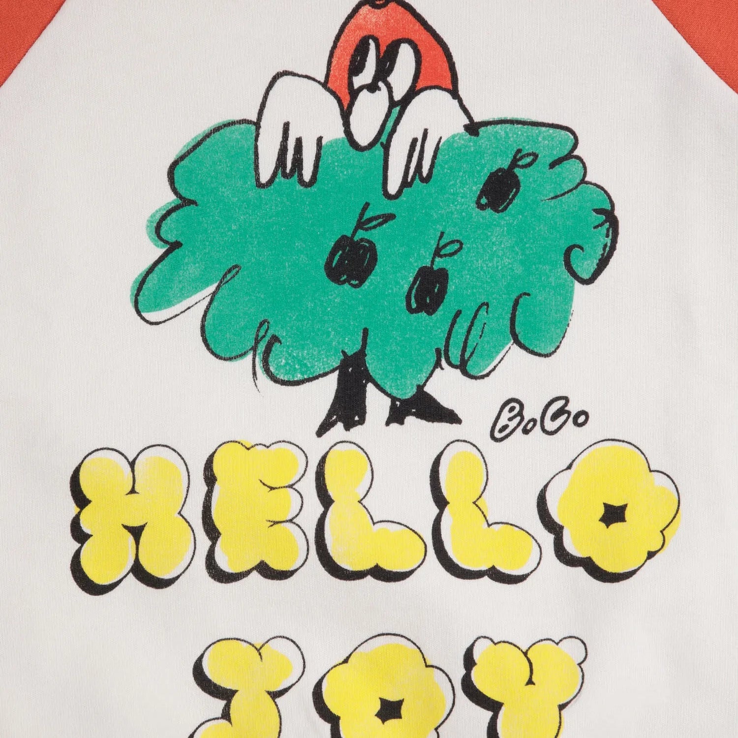 Hello Joy ranglan sleeves hoodie