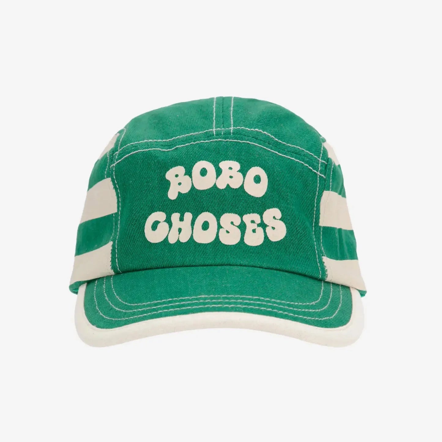 Bobo Choses Green Stripes cap