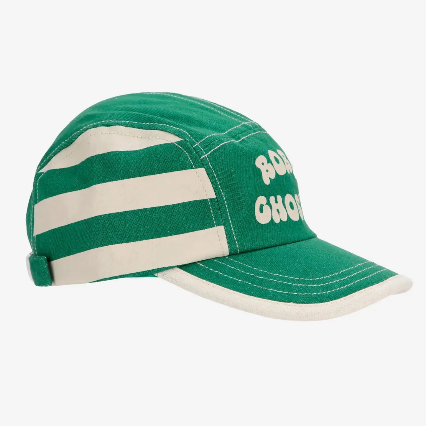 Bobo Choses Green Stripes cap