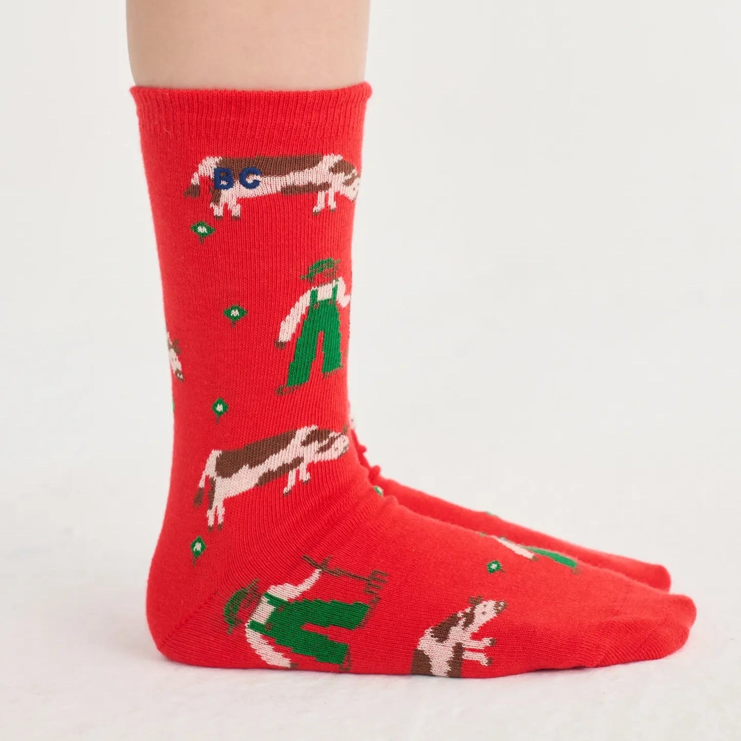 Farm Adventure all over long socks