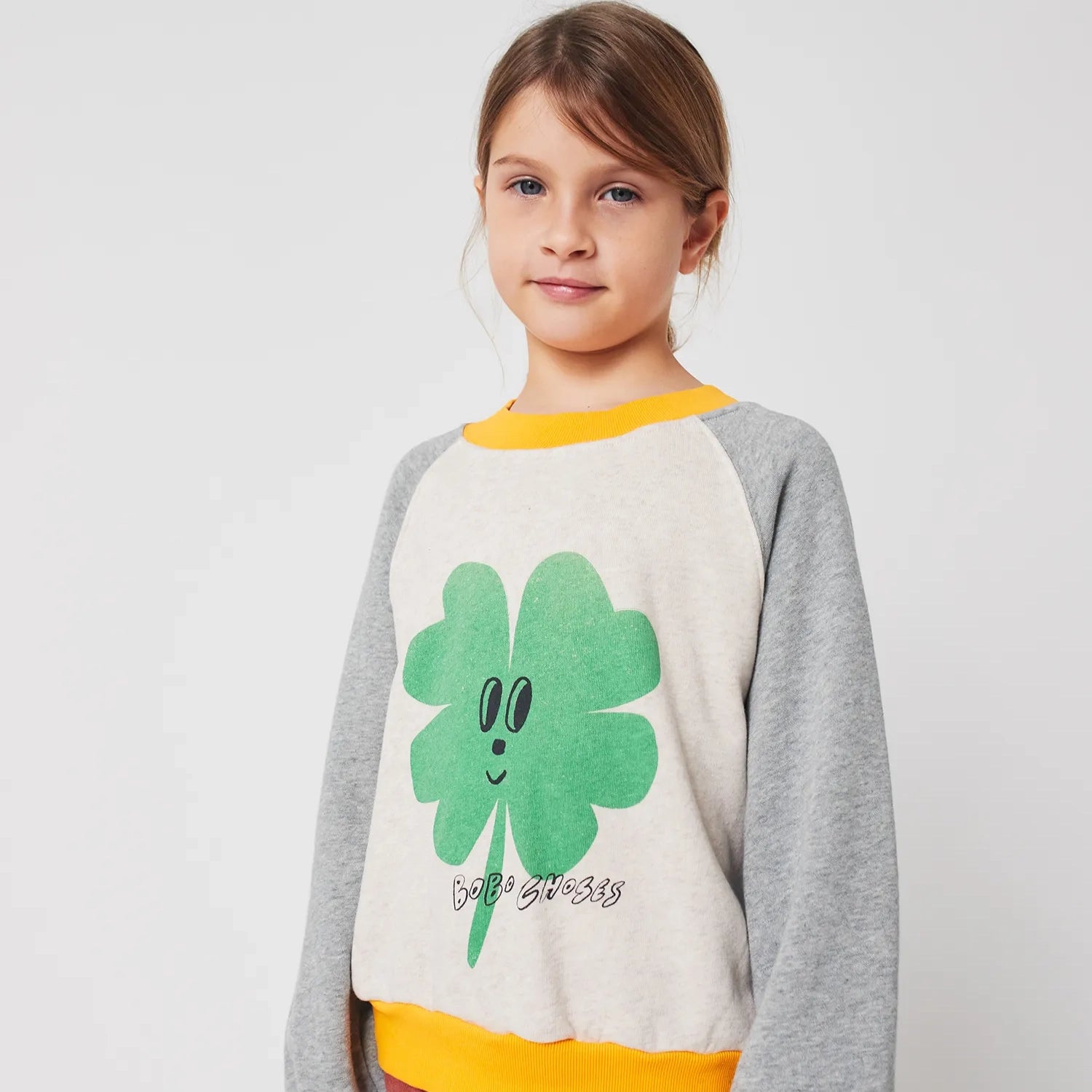 Lucky Clover ranglan sweatshirt