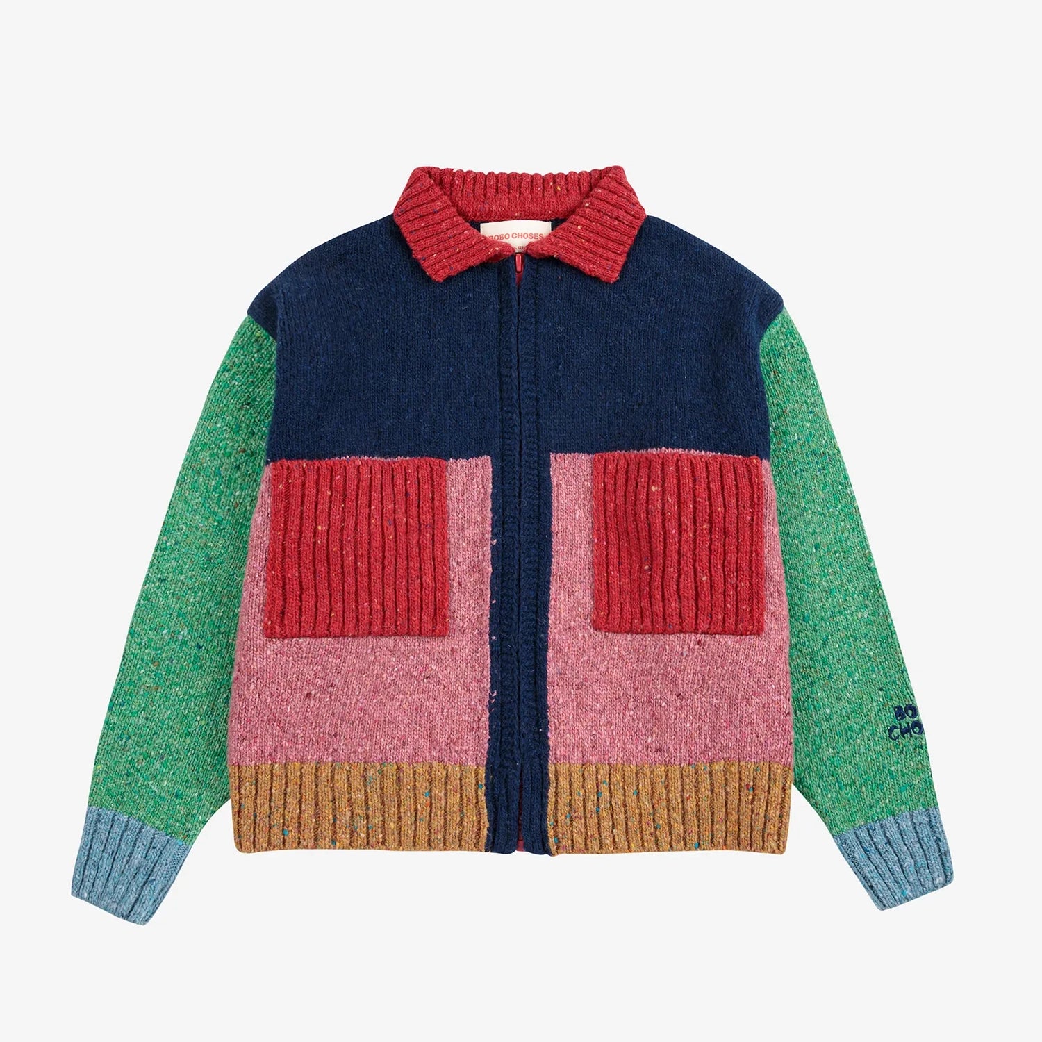 Bobo Choses Color Block cardigan