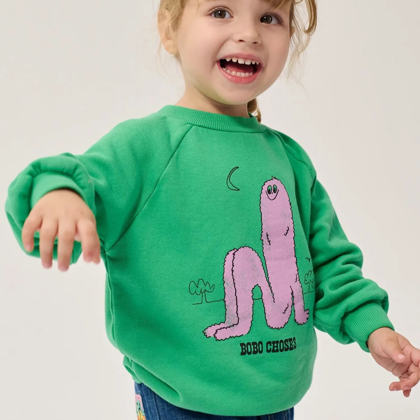 Long Puff baby sweatshirt