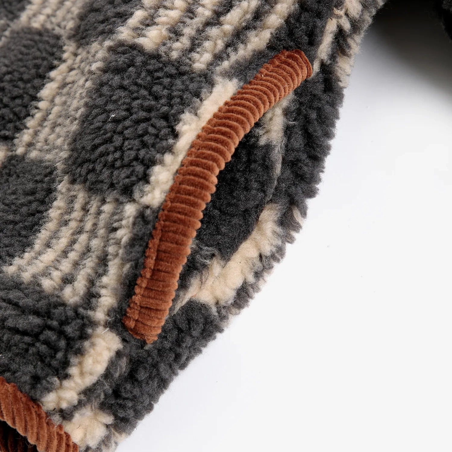 Almost Moiré all over sheepskin jacket