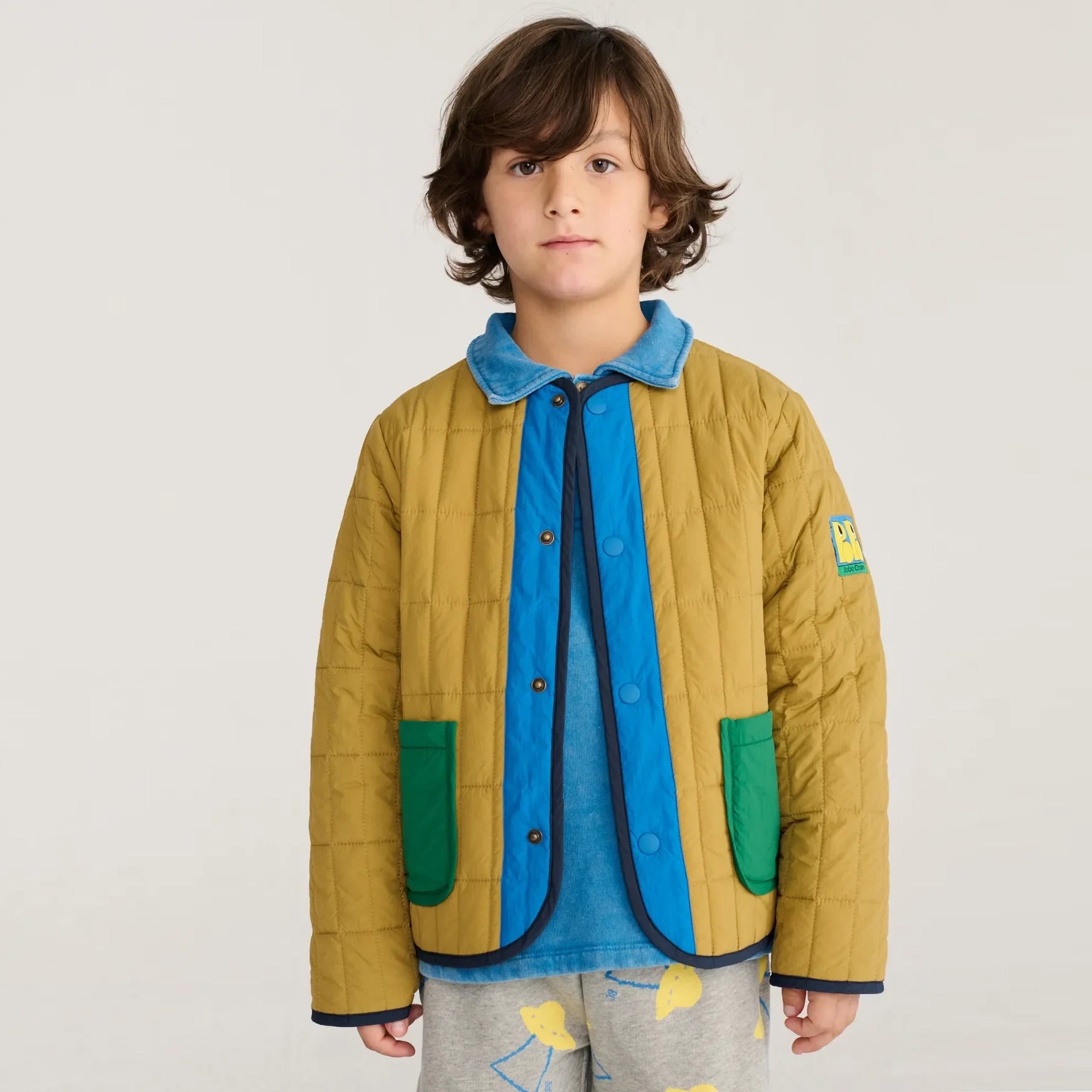 Booo Bo Choses Tag light padded jacket - Khaki