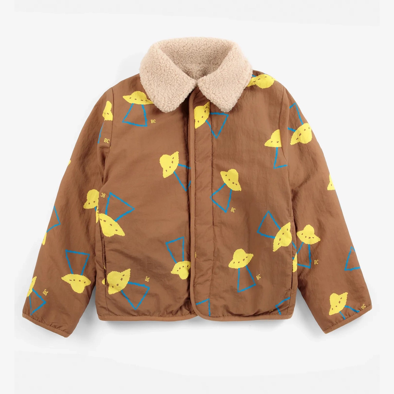 Pixel Abduction all over reversible jacket