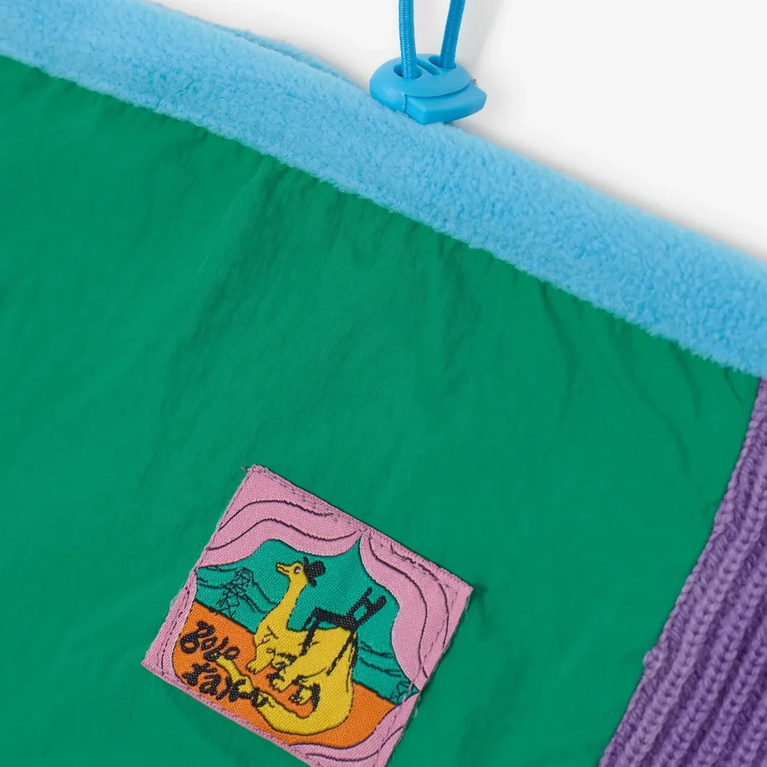 Bobo Choses color block neck warmer - Lila