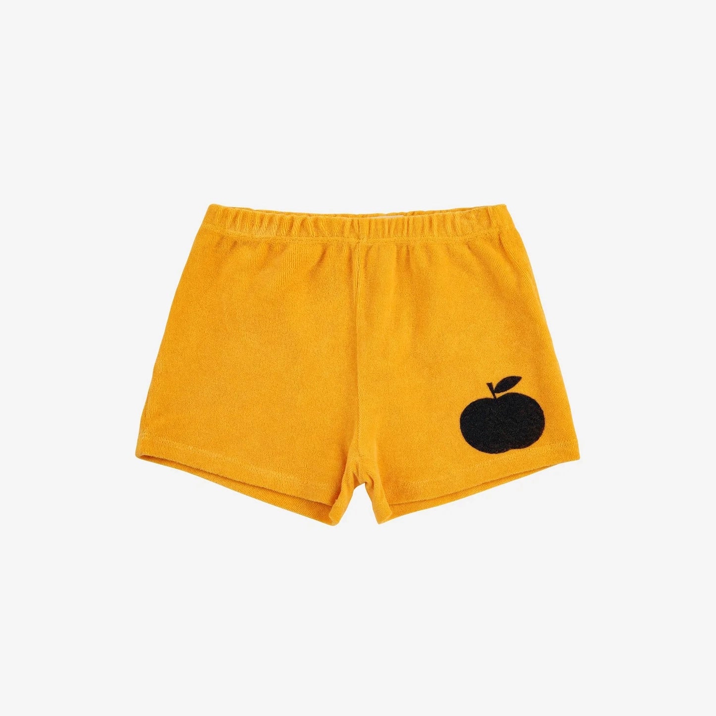 Baby Poma yellow terry shorts