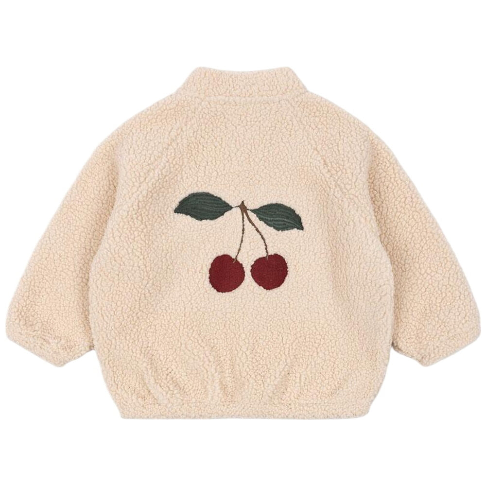 JAZZ TEDDY BOMBER JACKET - SAND DOLLAR