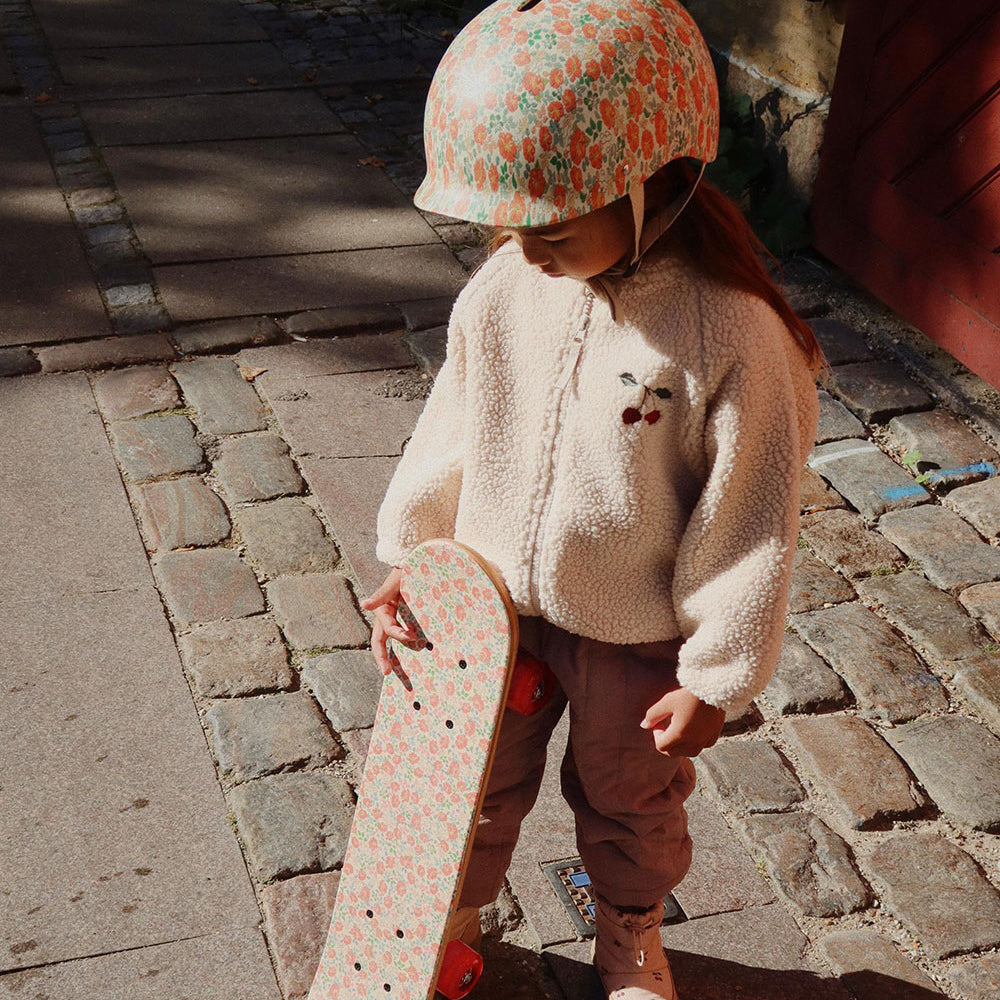 JAZZ TEDDY BOMBER JACKET - SAND DOLLAR