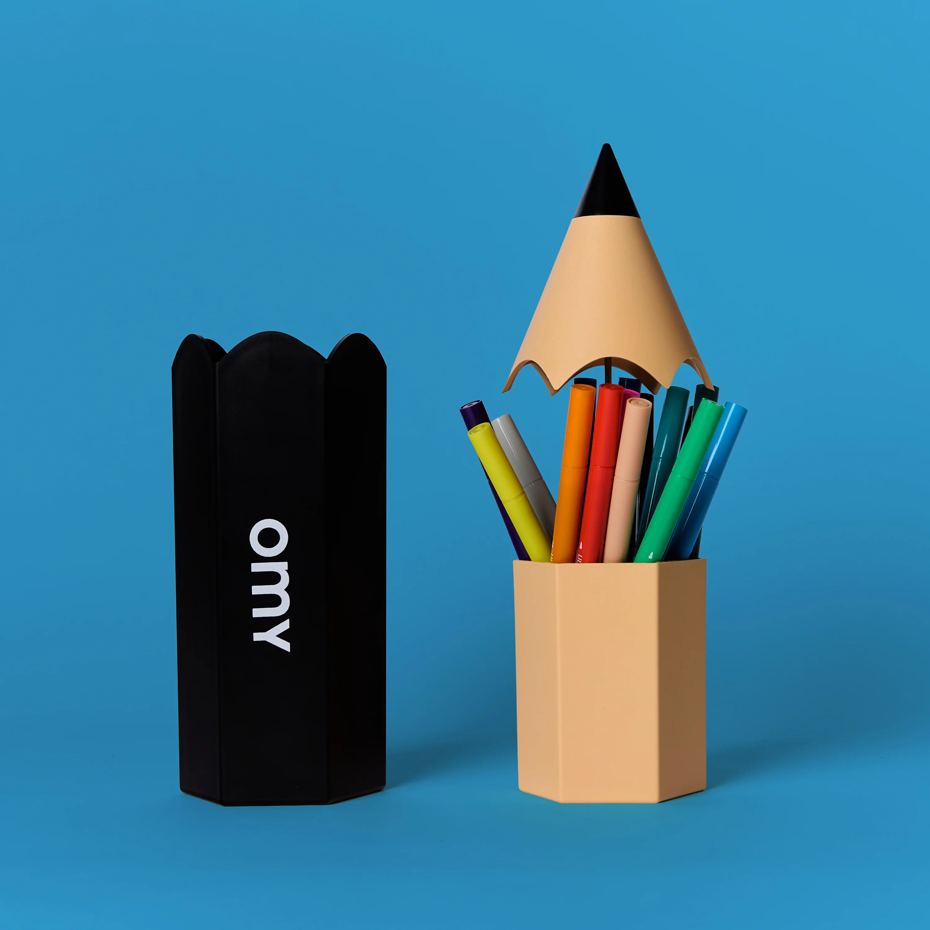 PENCIL BOX BLACK - Giant pencil holder