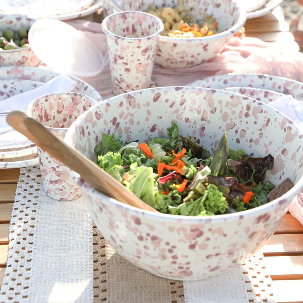 Splatter Large Salad Bowl