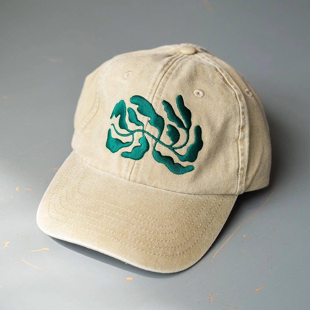 WASHED LEAVES CAP (Available in 3 colors)