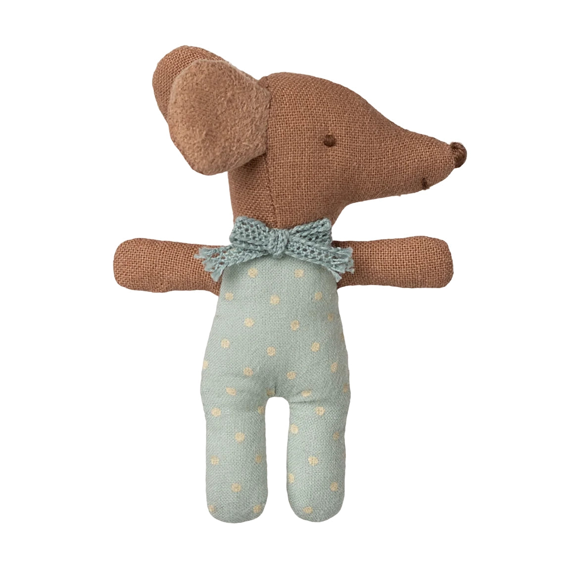 Sleepy wakey baby mouse in matchbox - Blue