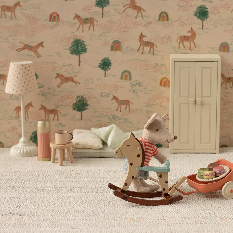 Vintage floor lamp, Mouse - Sand