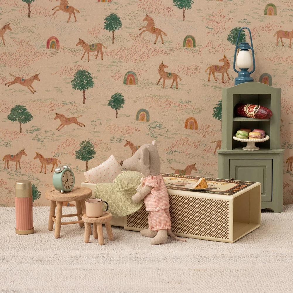 Little sister mouse in matchbox